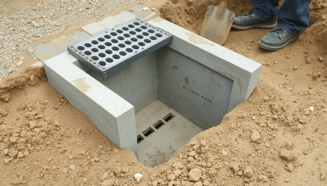 caniveau préfabriqué béton