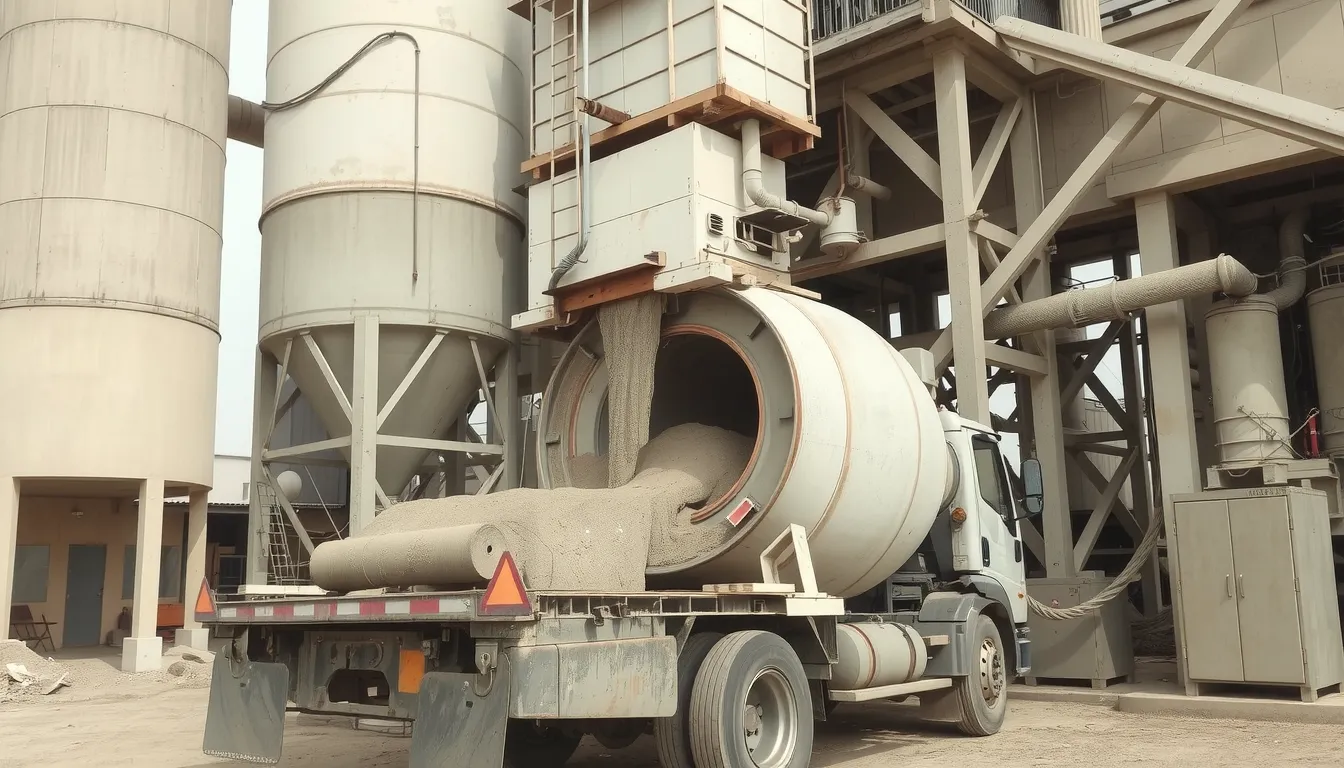 distributeur automatique de béton