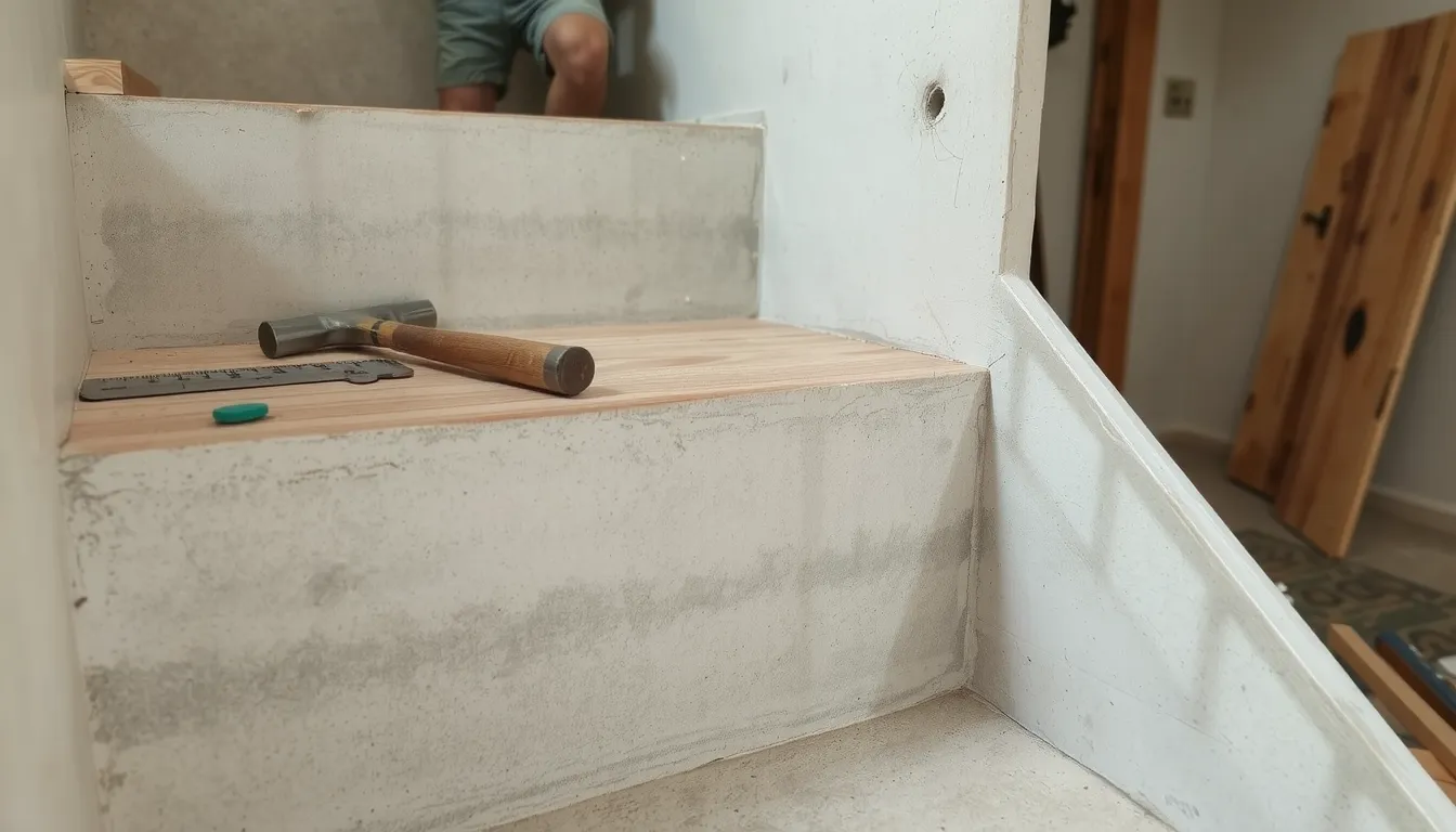 habiller un escalier beton